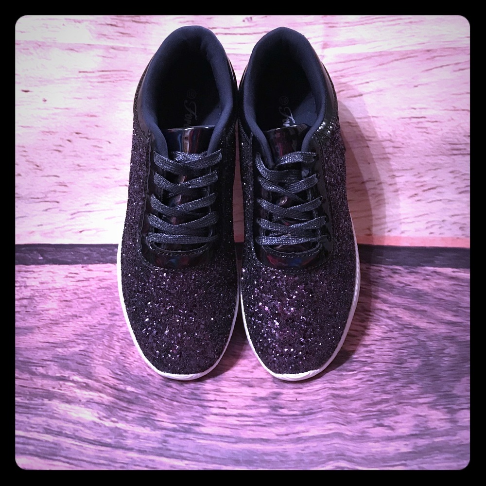✨GLITTER SHOES✨ purple/navy blue size 10